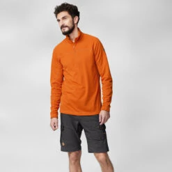 FJÄLLRÄVEN Men's Abisko Lite Fleece Half Zip Pullover -Fjällräven Shop 1111620 001 pic7