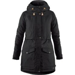 FJÄLLRÄVEN Fjällräven Singi Wool Padded Parka Women - Black