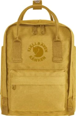 FJÄLLRÄVEN Re-Kånken Mini Backpack - 7L|-|Sac à Dos Re-Kånken Mini - 7L -Fjällräven Shop FJR 23549 7ESunflower 20Yellow