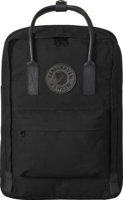 FJÄLLRÄVEN Kånken No. 2 Laptop Black Backpack - 18L|-|Sac à Dos Kånken No. 2 Laptop Black - 18L