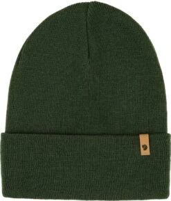 FJÄLLRÄVEN Classic Knit Hat - Unisex|-|Tuque Classique En Tricot Unisexe -Fjällräven Shop FJR 77368 7E 7EFront 20Deep 20Forest