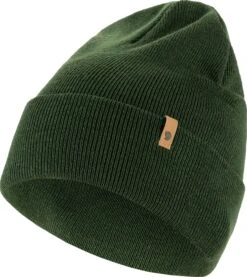 FJÄLLRÄVEN Classic Knit Hat - Unisex|-|Tuque Classique En Tricot Unisexe -Fjällräven Shop FJR 77368 7E 7ESide 20Deep 20Forest
