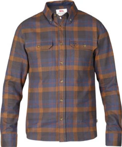 FJÄLLRÄVEN Singi Heavy Flannel Shirt - Men's|-|Chemise En Flanelle Singi Heavy - Homme -Fjällräven Shop FJR 81373 7EAutumn 20Leaf
