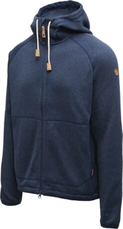 FJÄLLRÄVEN Ovik Fleece Hoodie - Men's|-|Chandail En Molleton Avec Capuchon Övik - Homme -Fjällräven Shop FJR 82252 7E 7EStudio 20Side 20Navy