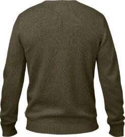 FJÄLLRÄVEN Övik Knit Crew - Men's|-|Chandail En Tricot à Col Rond Övik - Homme -Fjällräven Shop FJR 82409 7EDark 20Olive 7EBack 4c212bc9 4632 4a19 b192 eb61187ea249