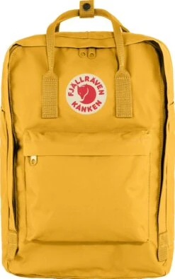 FJÄLLRÄVEN Kånken 17 In Laptop Backpack - Unisex|-|Sac à Dos Pour Ordinateur Portable 17 Pouces Kånken - Unisexe -Fjällräven Shop FJR F23525 7E 7EFront 20Ochre