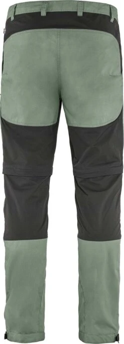 FJÄLLRÄVEN Abisko Lite Trekking Zip-off Pants - Men’s|-|Pantalon De Randonnée Abisko Lite - Homme -Fjällräven Shop FJR F81535R 7E 7EBack 20Patina 20Green 20 20Dark 20Grey