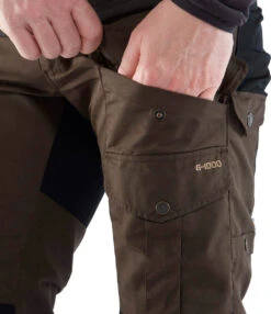 FJÄLLRÄVEN Vidda Pro Trousers - Long - Men's|-|Pantalon Vidda Pro - Long - Homme -Fjällräven Shop FJR F81760 7EDark 20Olive 7Epocket
