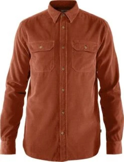 FJÄLLRÄVEN Ovik Cord Shirt - Men's|-|Chemise à Manches Longues Övik - Homme -Fjällräven Shop FJR F82977 7EAutumn 20Leaf