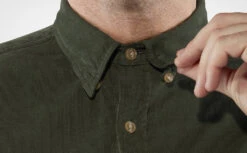 FJÄLLRÄVEN Ovik Cord Shirt - Men's|-|Chemise à Manches Longues Övik - Homme -Fjällräven Shop FJR F82977 7E 7Edetail2 20Deep 20Forest a3c8524a d950 467d be86 424c0b63dccc