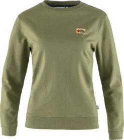 FJÄLLRÄVEN Vardag Long Sleeve Sweater - Women's|-|Chandail à Manches Longues Vardag - Femme -Fjällräven Shop FJR F83519 7EGreen