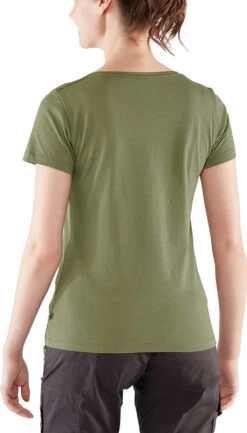 FJÄLLRÄVEN Ovik T-shirt - Women's|-|T-shirt Ovik - Femme -Fjällräven Shop FJR F83525 7E 7EBack1 20Green