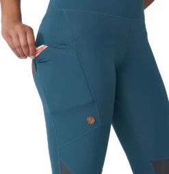 FJÄLLRÄVEN Abisko Trekking Pro Tights - Women's|-|Collant Abisko Trekking Pro - Femme -Fjällräven Shop FJR F84771 7E 7EDetail1 20Indigo 20Blue 20 20Iron 20Grey