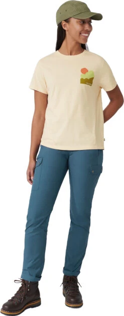 FJÄLLRÄVEN Nature T-shirt - Women's|-|T-shirt Nature - Femme -Fjällräven Shop FJR F84787 7E 7EFront 20Chalk 20White