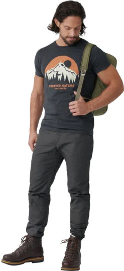 FJÄLLRÄVEN Nature T-shirt - Men's|-|T-shirt Nature - Homme -Fjällräven Shop FJR F87053 7E 7ESide 20Dark 20Navy
