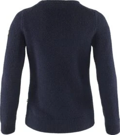 FJÄLLRÄVEN Övik Structured Knit Sweater - Women's|-|Chandail En Tricot Structuré Övik - Femme 18 FJÄLLRÄVEN Övik Structured Knit Sweater - Women's|-|Chandail En Tricot Structuré Övik - Femme -Fjällräven Shop FJR F89775 7E 7EBack 20Navy