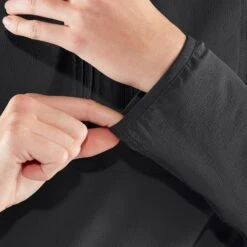 FJÄLLRÄVEN Bergtagen Stretch Half Zip - Women’s|-|Anorak Bergtagen Stretch - Femme -Fjällräven Shop FJR F89881 7E 7EDetail7 20Basalt