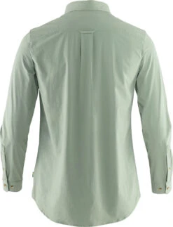 FJÄLLRÄVEN Övik Lite Shirt Long Sleeve - Women’s|-|Chemise à Manches Longues Övik Lite - Femme -Fjällräven Shop FJR F89980 7E 7Edetail1 20Sage 20Green