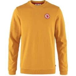 FJÄLLRÄVEN Fjällräven 1960 Logo Badge Sweater - Mustard Yellow