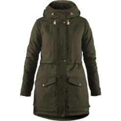 FJÄLLRÄVEN Fjällräven Singi Wool Padded Parka Women - Deep Forest