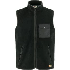 FJÄLLRÄVEN Fjällräven Vardag Pile Fleece Vest - Black-dark Grey